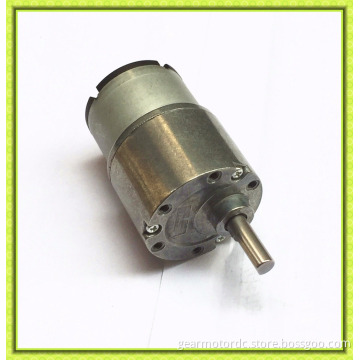 Metal gearbox 37mm diameter small geared motor dc 24v for Automatic paper dispenser